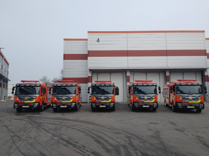 다목적 소방펌프차. 경남소방본부 제공 