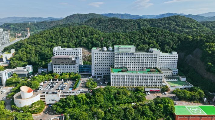 순천성가롤로 병원 전경. 성가롤로 베공 