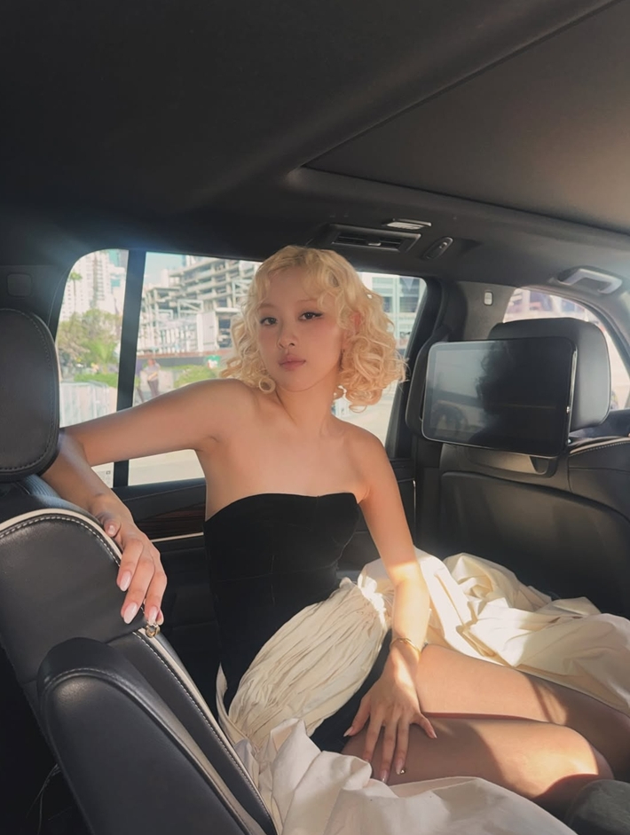 제68회 그래미 어워드에 참석한 로제. 로제 인스타그램