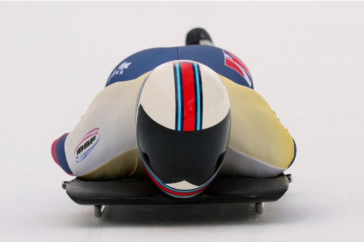 영국의 남자 스켈레톤 세계 1위 웨스턴. 연합뉴스