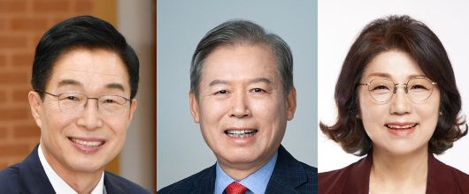 임종식, 김상동, 마숙자(왼쪽부터). 자료사진