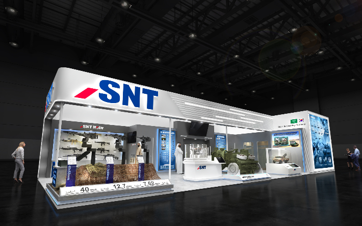 'World Defense Show 2026' SNT 부스 조감도. SNT 제공