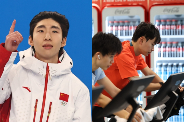 왼쪽부터 린샤오쥔(한국명 임효준), 김민석). 연합뉴스