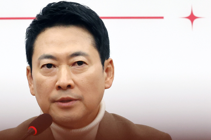 국민의힘 장동혁 대표. 연합뉴스