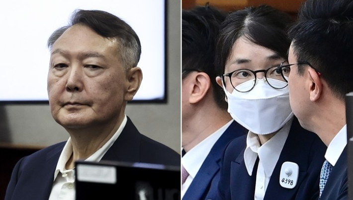 윤석열 전 대통령(왼쪽)과 김건희씨. 연합뉴스