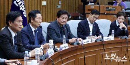 3선 의원들과 만나는 정청래 대표