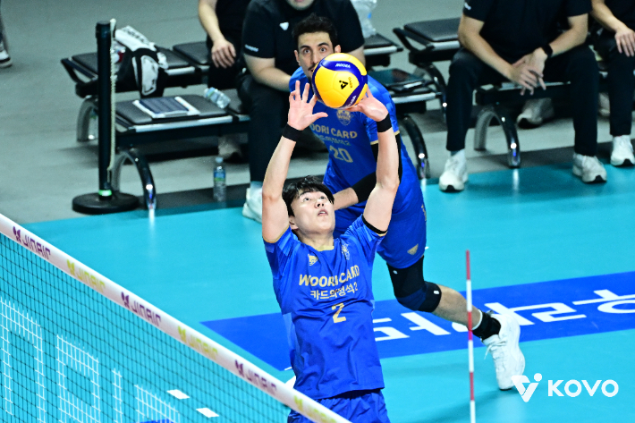 우리카드 한태준. 한국배구연맹