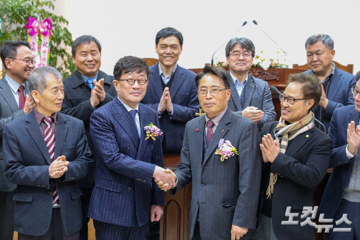 예장 합동 전서노회 장로회, 김명오 장로 신임 회장 추대