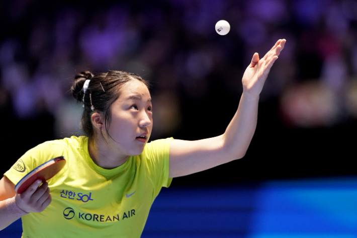 신유빈. ITTF 인스타그램