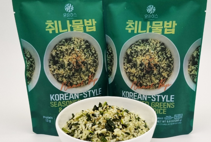 냉동 취나물밥 제품. 전라남도 제공