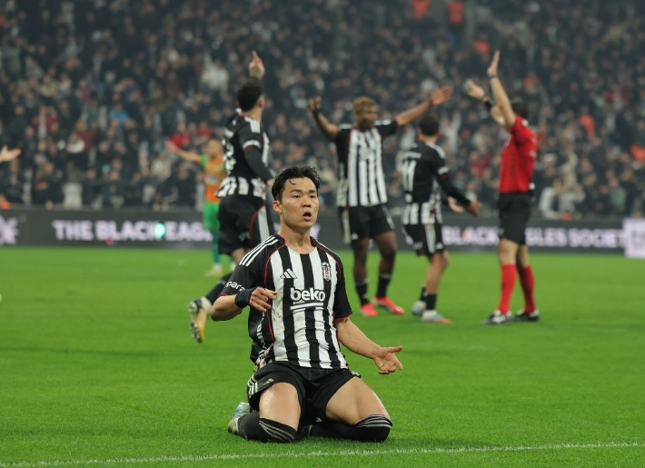 데뷔전에서 데뷔골 터뜨린 오현규. 베식타스 구단 제공