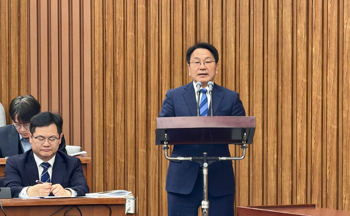 강기정 광주광역시장이 9일 국회 입법공청회에서 발언을 하고 있다. 광주시 제공