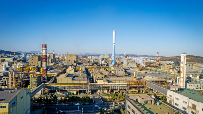 고려아연 온산제련소 전경. 고려아연 제공