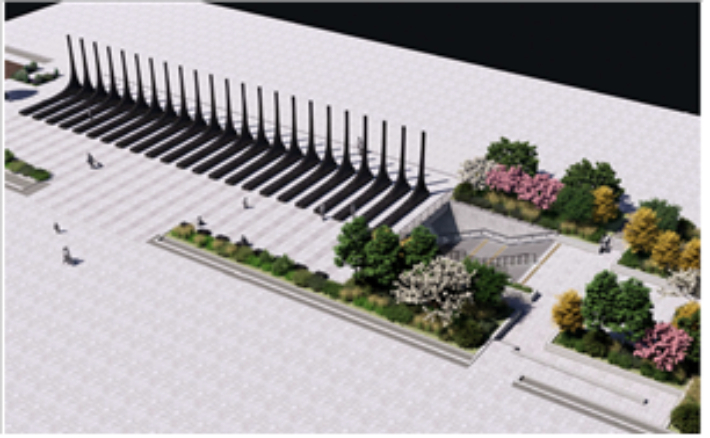 감사의 정원 지상부 계획. 국토부 제공