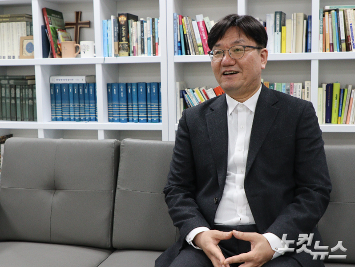 청주강서교회 김종현 담임목사. 임성민 기자