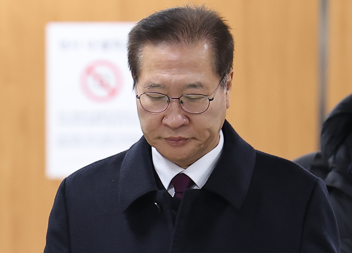 12·3 비상계엄 사태에 가담하고 김건희 여사의 수사 관련 청탁을 들어준 혐의로 기소된 박성재 전 법무부장관. 연합뉴스