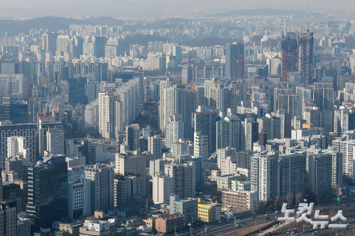 서울 시내 아파트 단지 모습. 류영주 기자