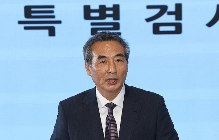 민중기 특별검사. 연합뉴스