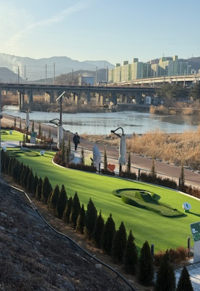 전천 미니골프장. 동해시 제공