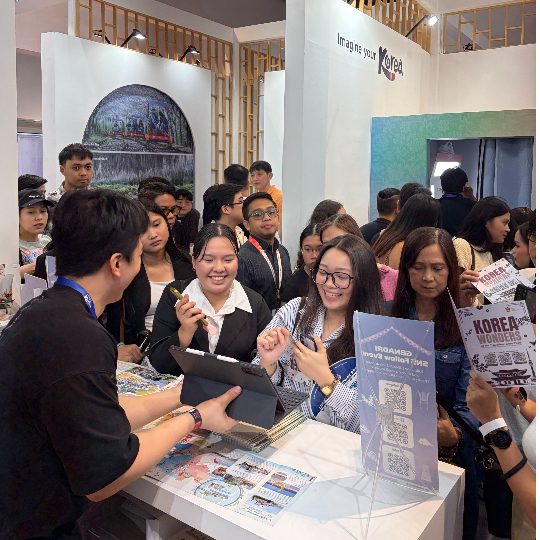 경북문화관광공사가 2026 필리핀 여행박람회 TTE에 참여해 부스를 운영하고 있다. 공사 제공