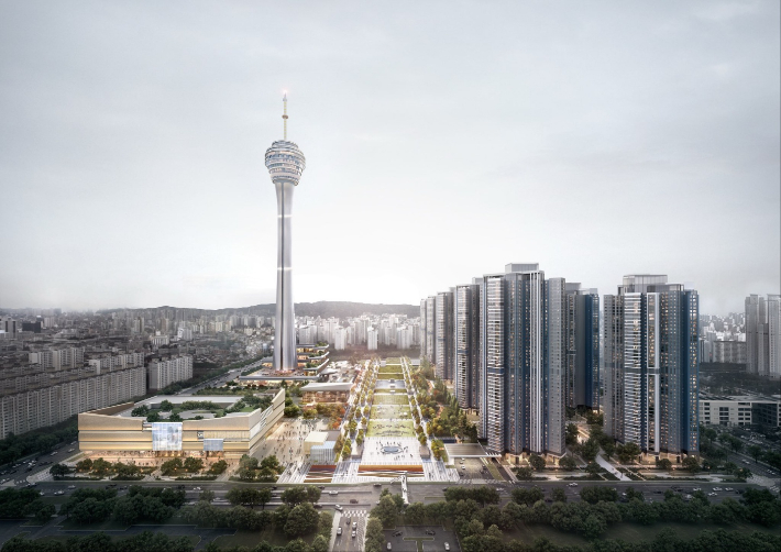 전주 관광타워 복합개발사업 조감도. ㈜자광 제공