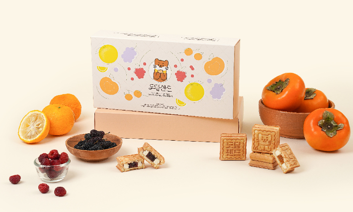 현대위아가 경상남도 농가와 함께 만든 '도담샌드'의 모습. 현대위아 제공
