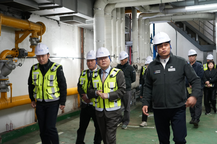 부산시설공단 노·사가 현장시찰을 실시했다. 부산시설공단 제공