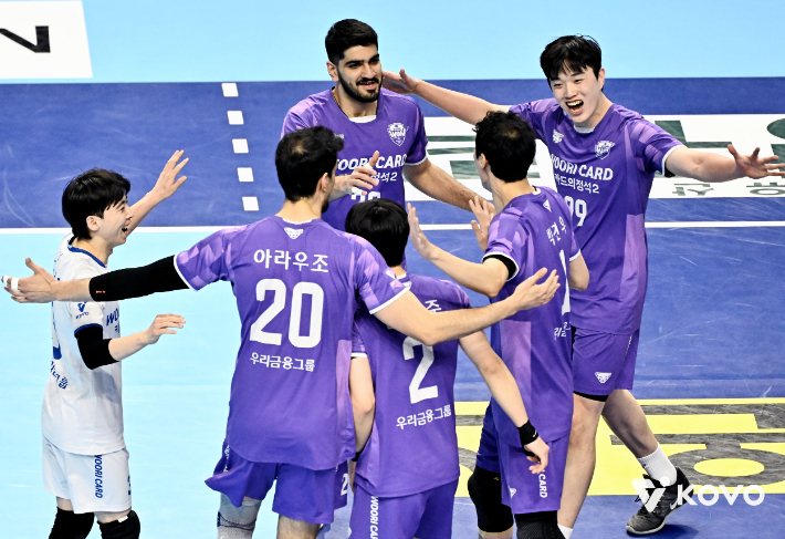 우리카드 2연승. 한국배구연맹