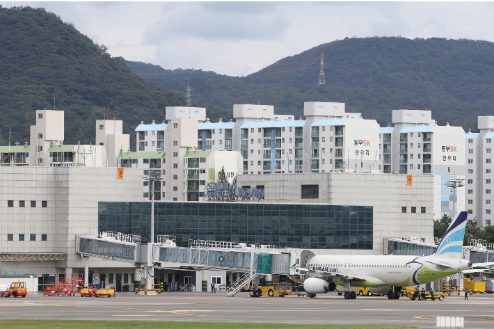 울산공항 전경. 울산광역시 제공