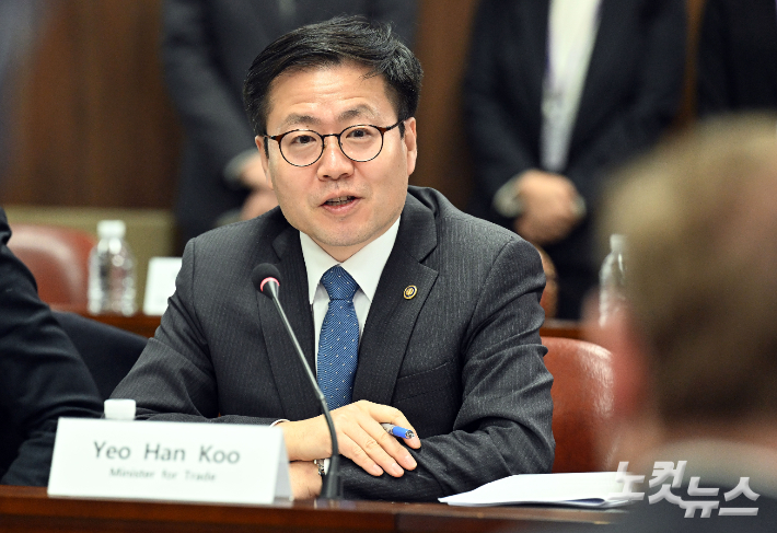 여한구 산업통상교섭본부장. 류영주 기자