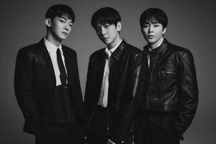 왼쪽부터 첸, 백현, 시우민. INB100 제공