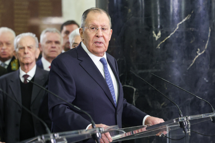 세르게이 라브로프 러시아 외무장관. 연합뉴스