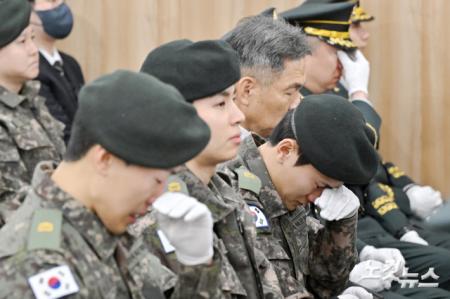 故 정상근‧장희성 준위 영결식