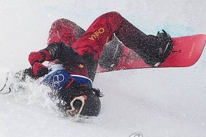 류지아위의 사고 당시 모습. 연합뉴스 