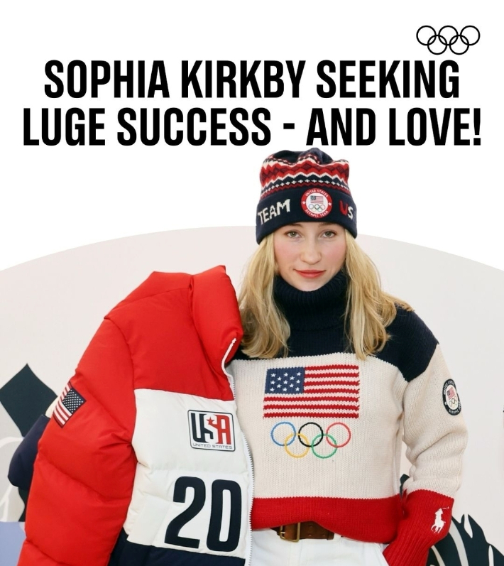 올림픽 SNS 계정에 소개된 소피아 커크비의 사연. 올림픽 SNS 캡처