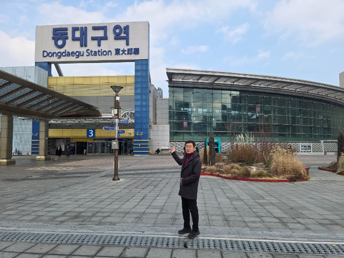 정광열 춘천시장 출마예정자는 12일 기자회견을 열고 지난 10일 부터 이틀간 부산과 대구를 방문해 선진 사례를 점검했다고 밝혔다. 정광열 춘천시장 출마예정자 제공