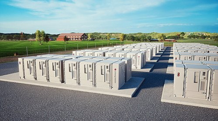 LG에너지솔루션 ESS 배터리 컨테이너. 연합뉴스