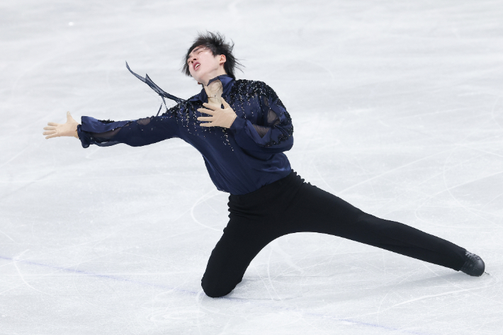 차준환의 연기. 연합뉴스