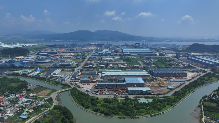 광양만권 산업단지- 율촌1산단. 전라남도 제공