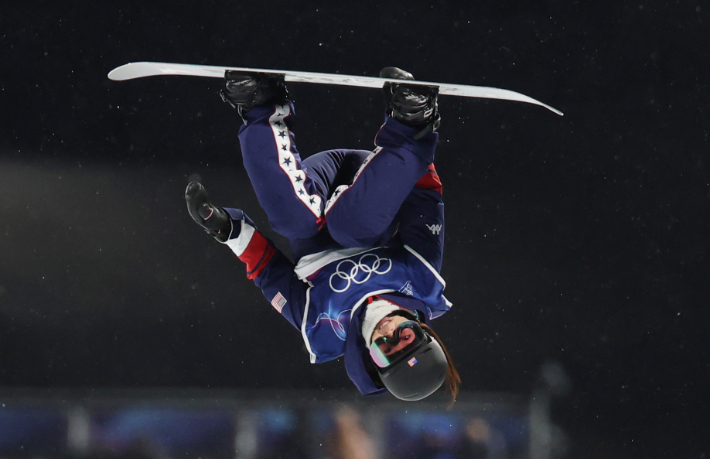 경기 펼치는 클로이 김. 연합뉴스