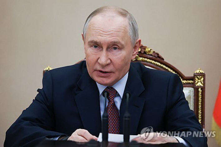 블라디미르 푸틴 러시아 대통령. 연합뉴스