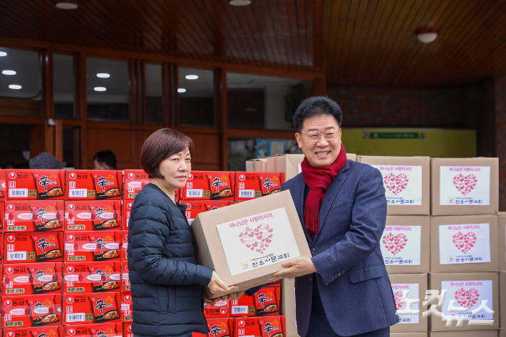 설 명절 앞두고…전주시 교계, 북한이탈주민 지원 나서
