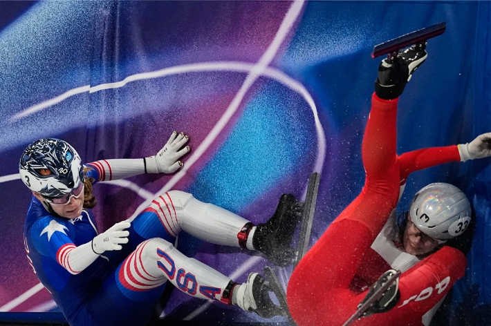 또 넘어지는 스토더드(왼쪽). 연합뉴스