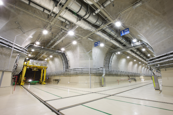 경주 중저준위 방폐장 동굴처분시설. 원자력환경공단 제공