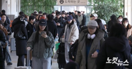 설 연휴 마지막 날, 귀가하는 귀경객들