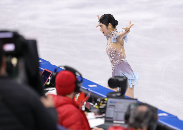 연기 마친 이해인. 연합뉴스