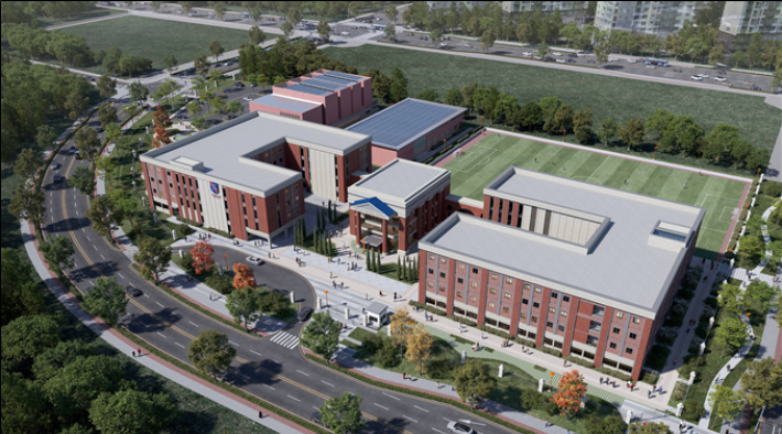 영(英)로얄러셀스쿨 부산캠퍼스 조감도. 부산시 제공