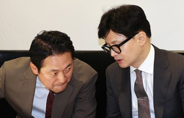 한동훈 "'우리가 윤석열' 선언한 장동혁 끊어내자"