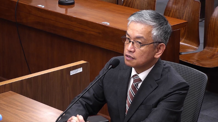 서울 서초구 서울중앙지법에서 열린 재판에서 발언하는 최상목 전 부총리 모습. 연합뉴스