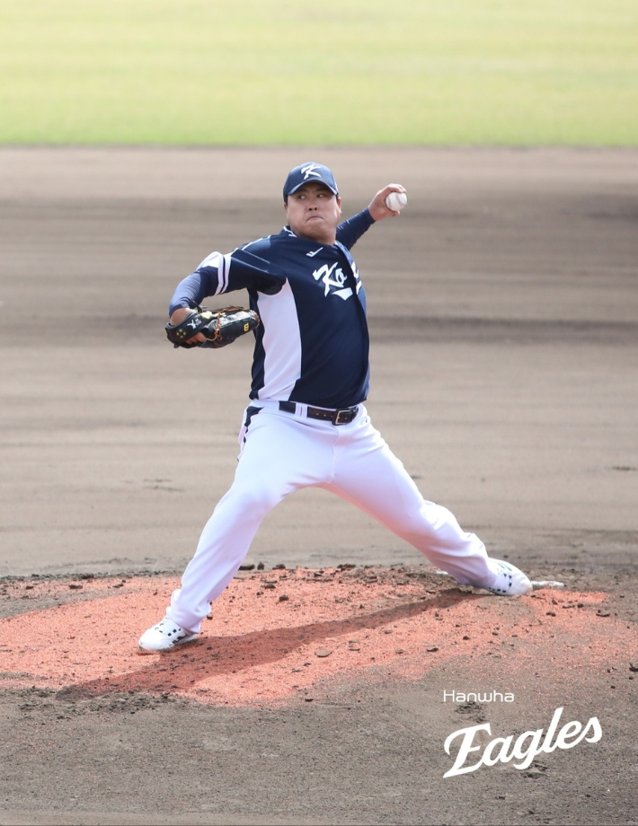 투구하는 류현진. 한화 이글스 제공